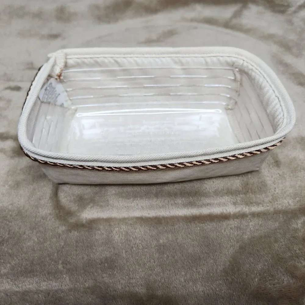 Longaberger Vintage Colorful Rectangle Baking Dish Basket